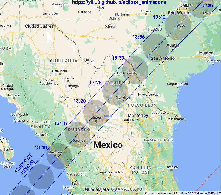 Eclipse 2024 Map Google Shari Demetria